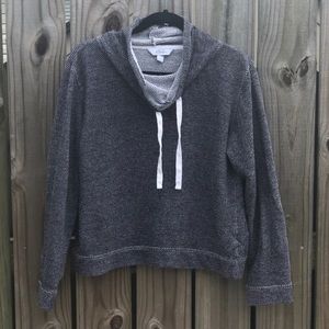 Grey/black Turtle neck Sweatshirt
